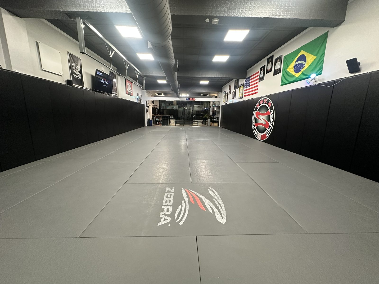 Fresh mats, flags up