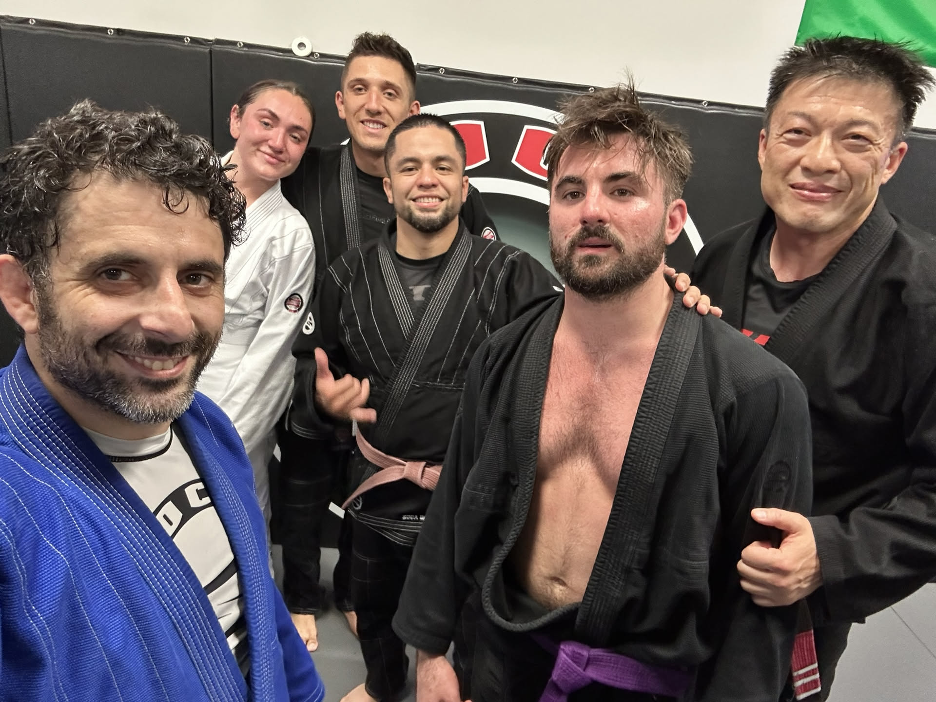 Professor Anthony Chien — With the crew after training