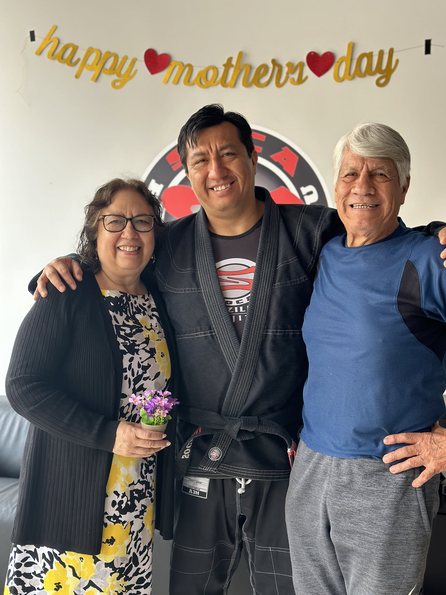 Professor Cristian Buitron — With family at the academy