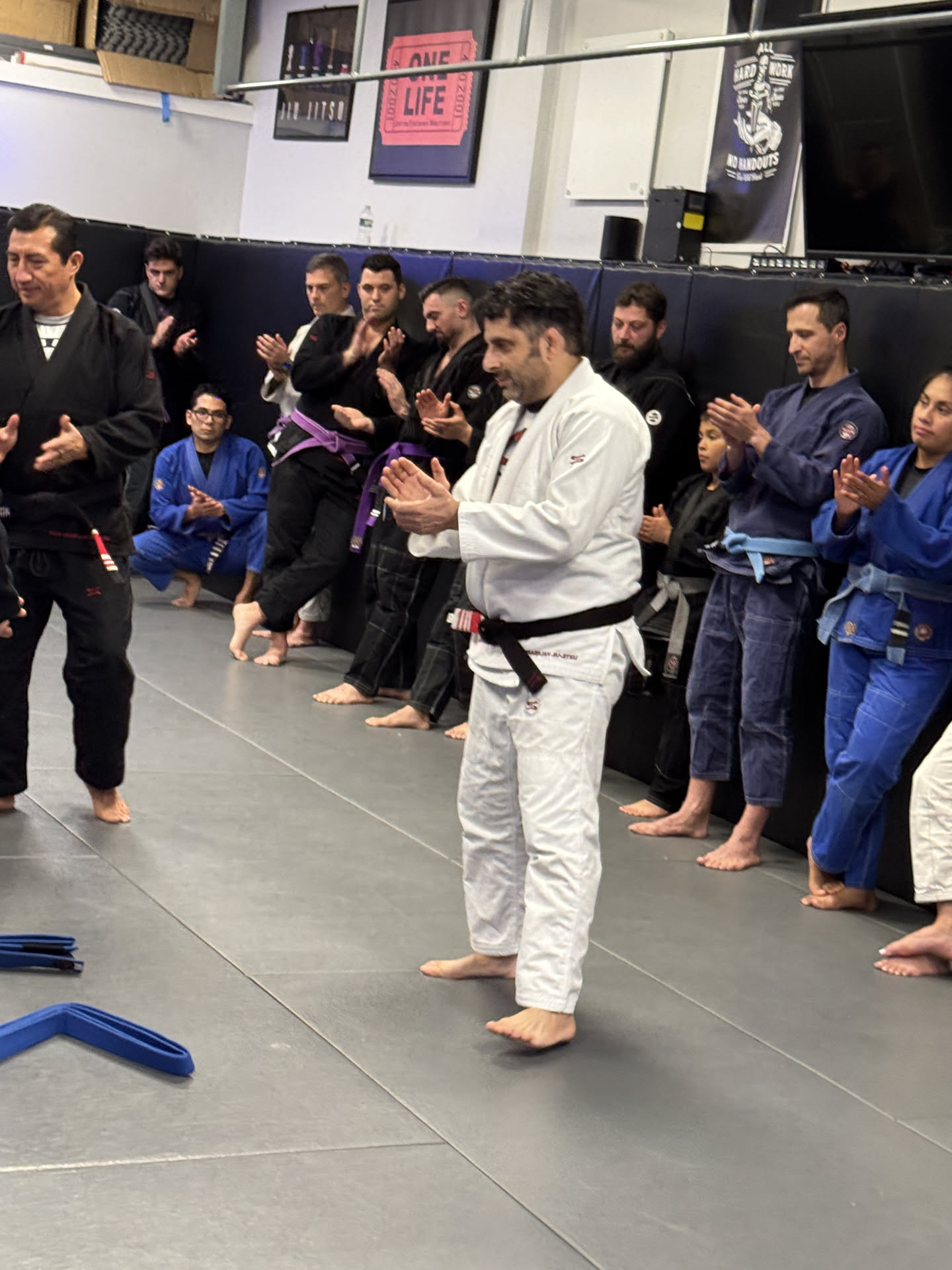 Professor Ron Abbate — Center of the mat on belt night