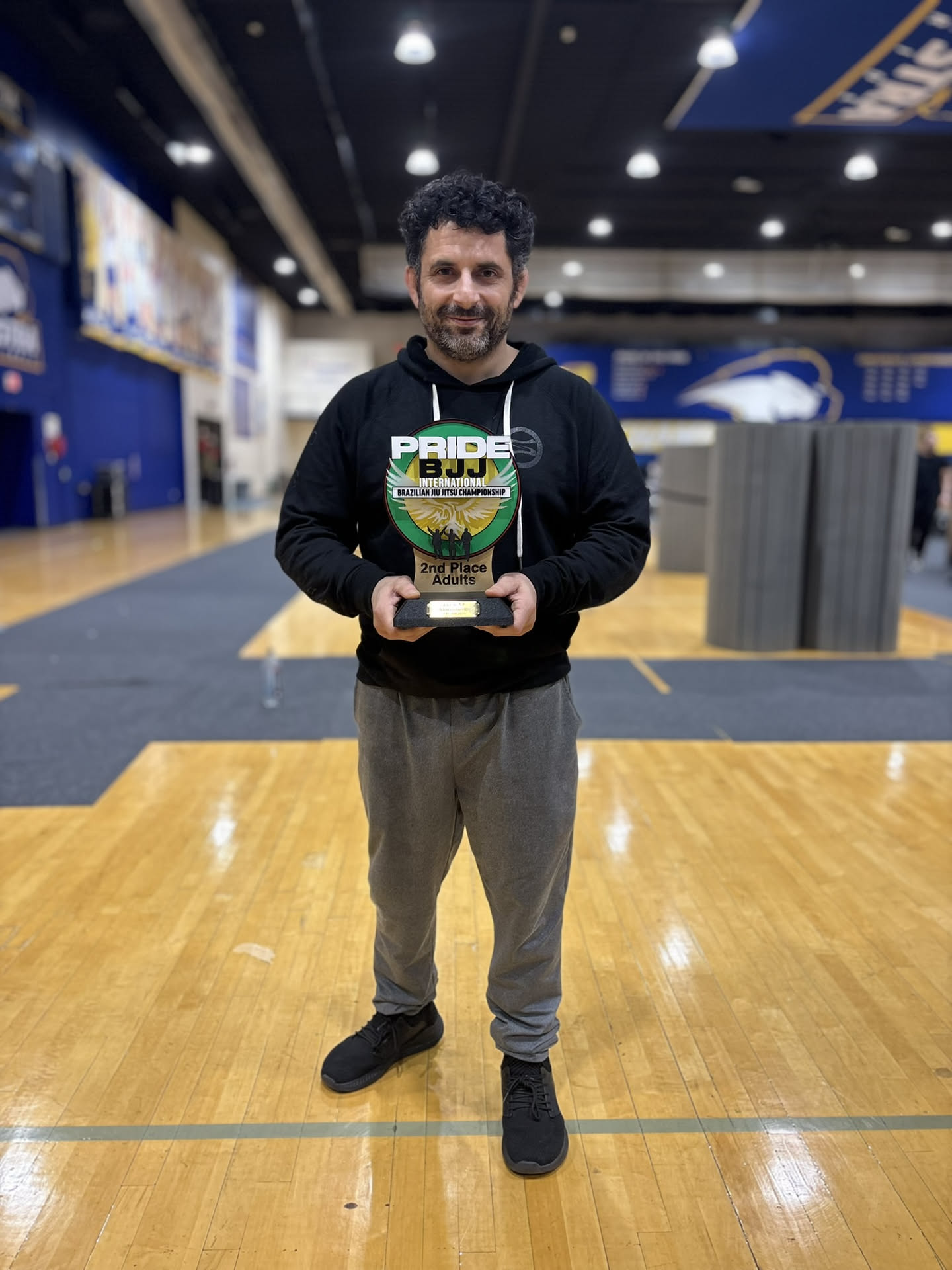 Professor Ron Abbate — With the PRIDE tournament trophy