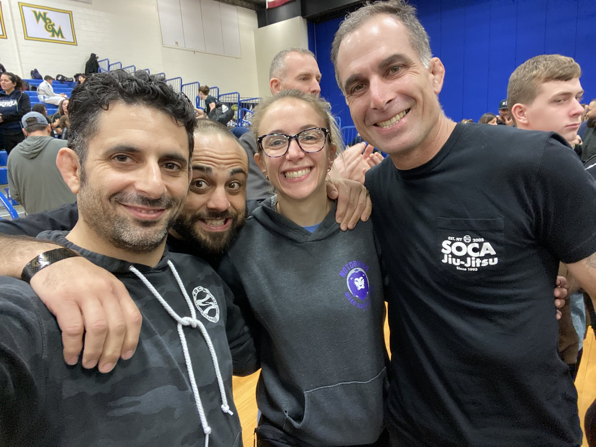 Professor Ron Abbate — Teammates at a tournament