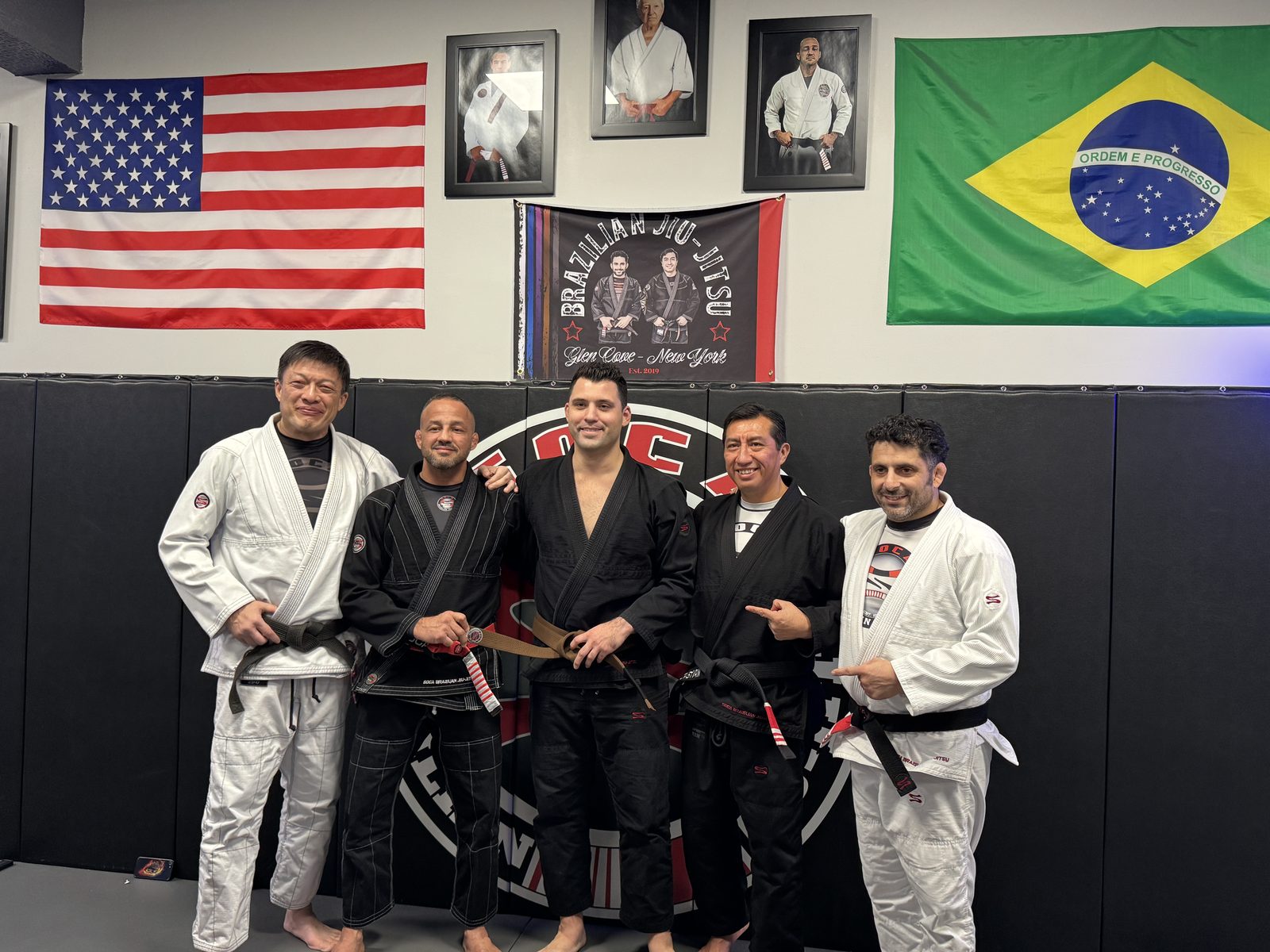 Our black belts with Master Soca