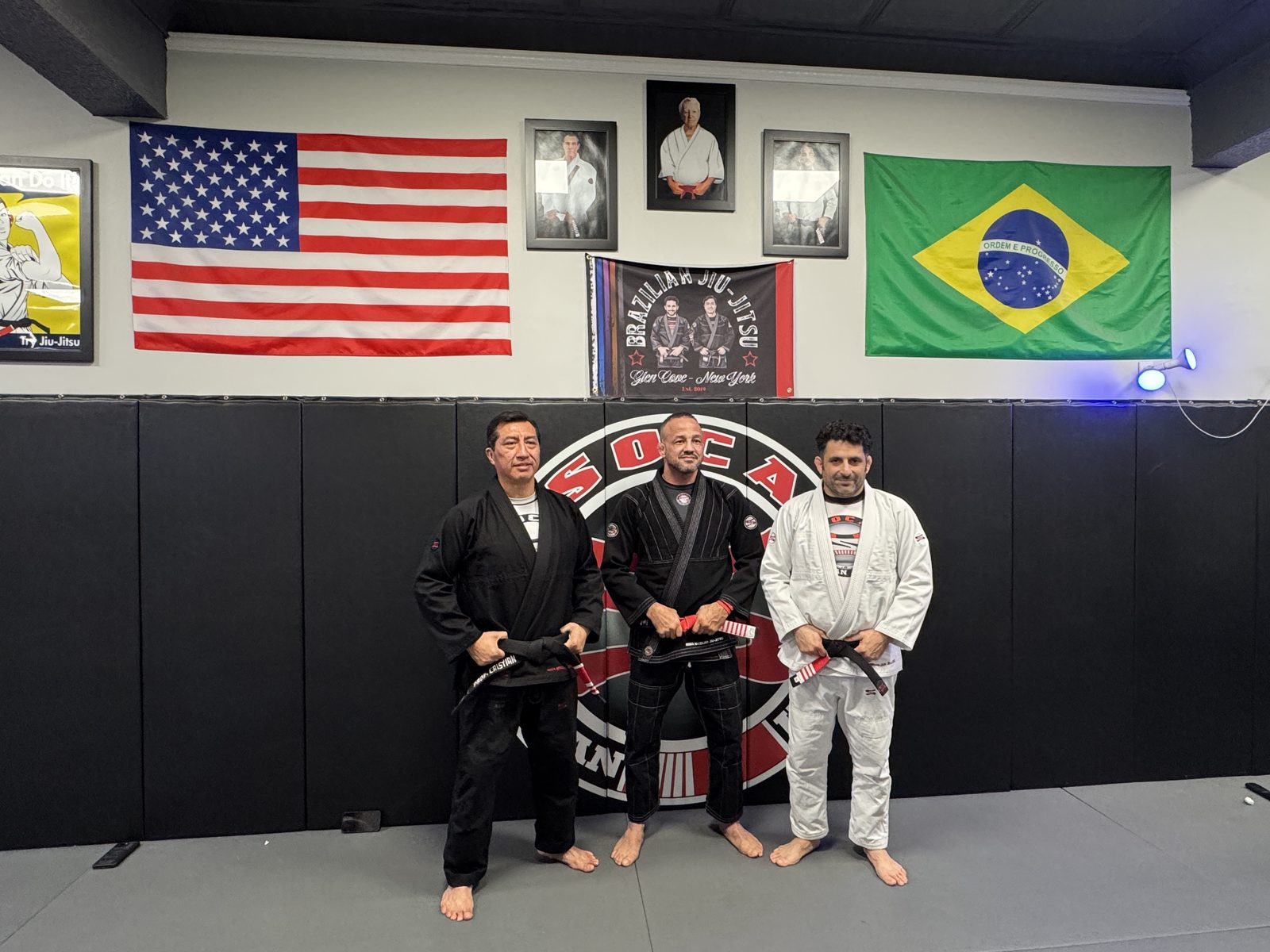 Receiving a new rank from Master Soca